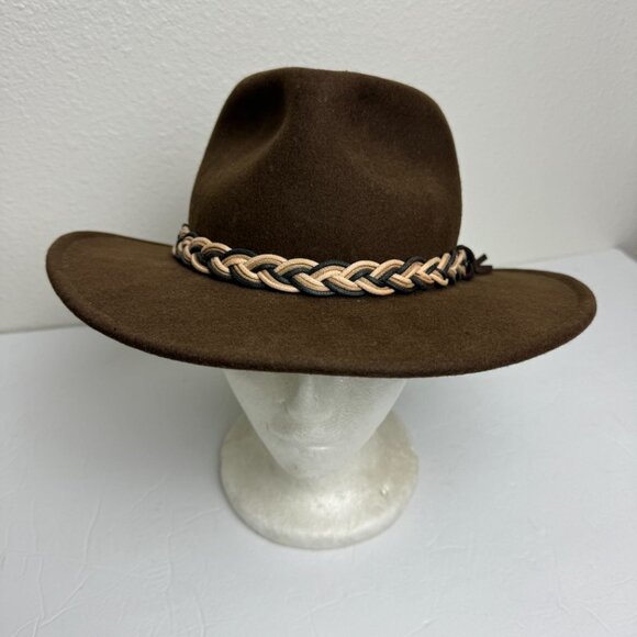 Vintage Scala Vintage Brown Wool Fedora Hat main image 8